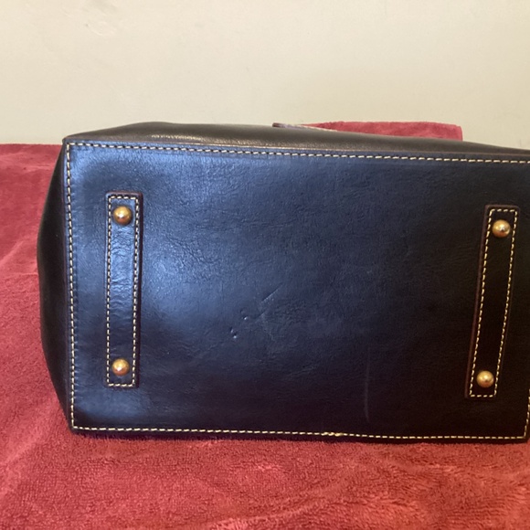 Dooney and Bourke Florentine Naomi Satchel, Navy - Picture 2 of 10
